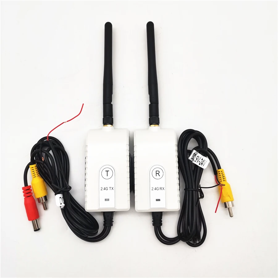 2.4GHz Wireless AV Cable Transmitter Receiver For Video Monitor Reverse Camera
2.4GHz Wireless AV Cable Transmitter Receiver For Video Monitor Reverse Camera