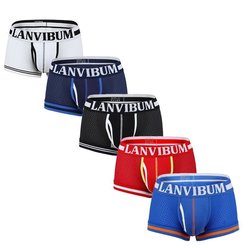 5PCS/Lots Men Underwear Mesh Breathable Boxer Shorts Cotton Boxers Male Panties Sexy Bugle Pouch Underwears Cueca Slipy Meskie
5PCS/Lots Men Underwear Mesh Breathable Boxer Shorts Cotton Boxers Male Panties Sexy Bugle Pouch Underwears Cueca Slipy Meskie