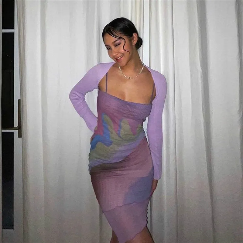 Женское мини-платье на бретельках, летнее сексуальное платье с высокой талией, модное Сетчатое платье с вырезами и принтом, женское облегаю...
Женское мини-платье на бретельках, летнее сексуальное платье с высокой талией, модное Сетчатое платье с вырезами и принтом, женское облегаю...