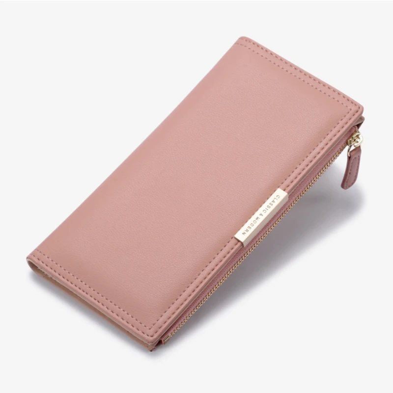 Wallet Ladies Korean Long Multi-card Women's Wallet Clutch Business Luxury Simple Leather Zipper Hasp Purse
Wallet Ladies Korean Long Multi-card Women's Wallet Clutch Business Luxury Simple Leather Zipper Hasp Purse