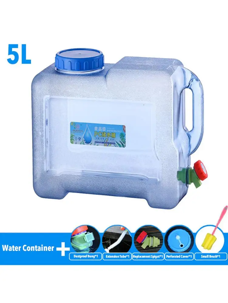 Outdoor Water Container Carboy with Spigot Portable Water Storage Carrier Jug Canteen for Camping Hiking Emergency 
Outdoor Water Container Carboy with Spigot Portable Water Storage Carrier Jug Canteen for Camping Hiking Emergency