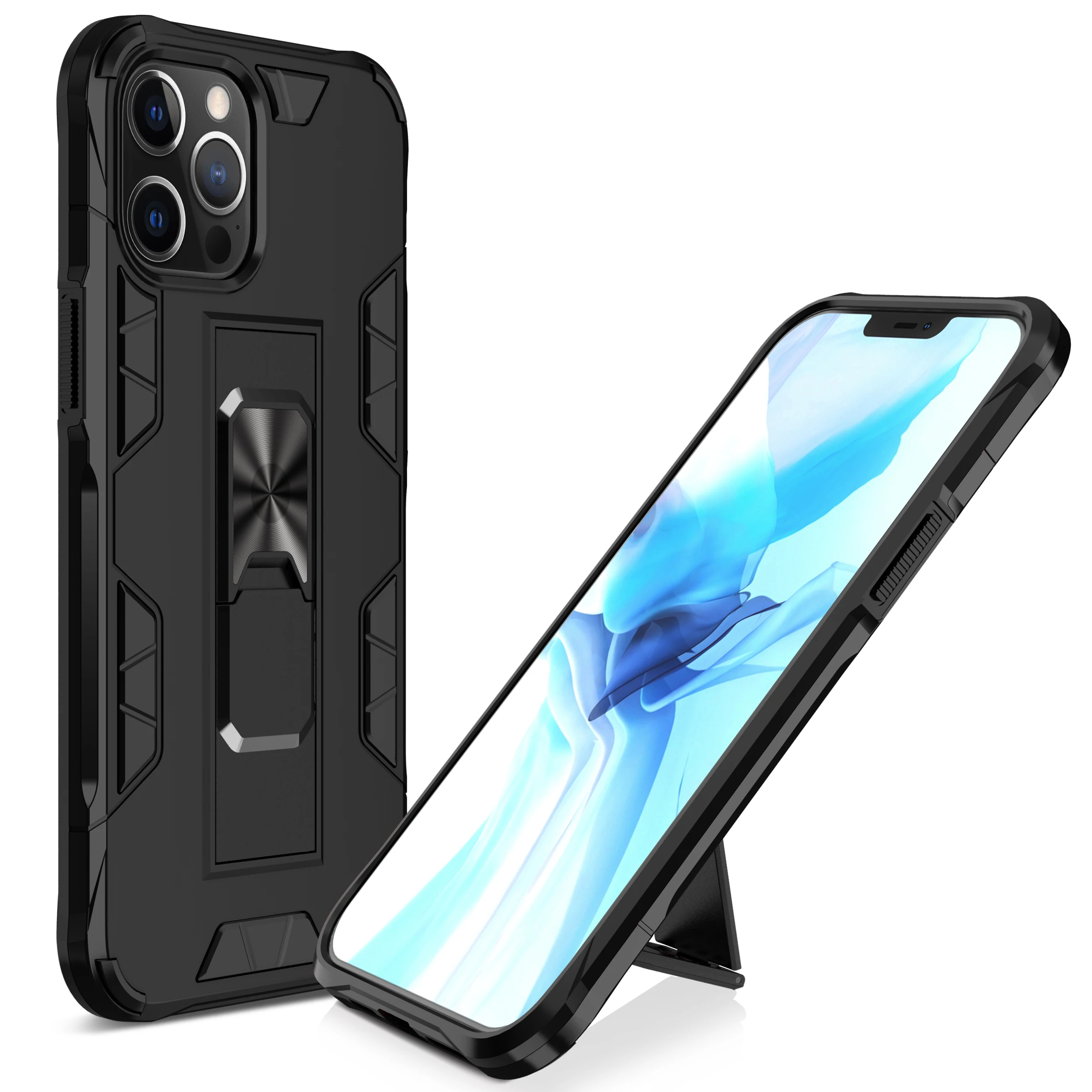 Shockproof Case For iPhone 12 Pro Max Military Armor Phone Cover With Magnetic Car Holder
Shockproof Case For iPhone 12 Pro Max Military Armor Phone Cover With Magnetic Car Holder