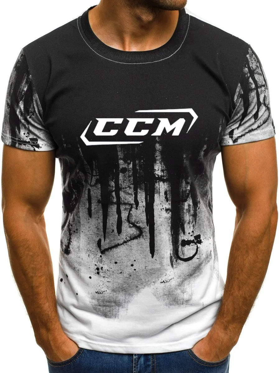CCM Logo Printing 2021 Summer Men's T-shirts Sports Top Solid Tie dye Neck T-Shirt Casual Hip Hop Men’s Loose Short Sleeve
CCM Logo Printing 2021 Summer Men's T-shirts Sports Top Solid Tie dye Neck T-Shirt Casual Hip Hop Men’s Loose Short Sleeve