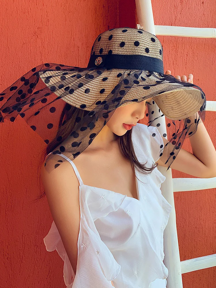 Lace Sun Hats For Wide Brim Straw Beach Side Foldable Floppy Girls Straw Hat Sun Hat Beach Women Summer Hat
Lace Sun Hats For Wide Brim Straw Beach Side Foldable Floppy Girls Straw Hat Sun Hat Beach Women Summer Hat
