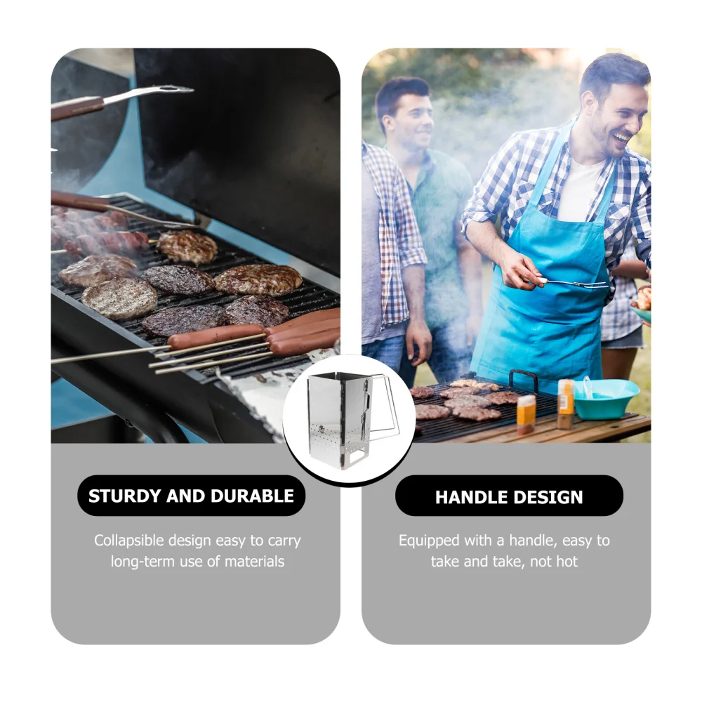 1Pc Stainless Steel Folding Stove Thickened Cooking Firewood Stove for Picnic
1Pc Stainless Steel Folding Stove Thickened Cooking Firewood Stove for Picnic