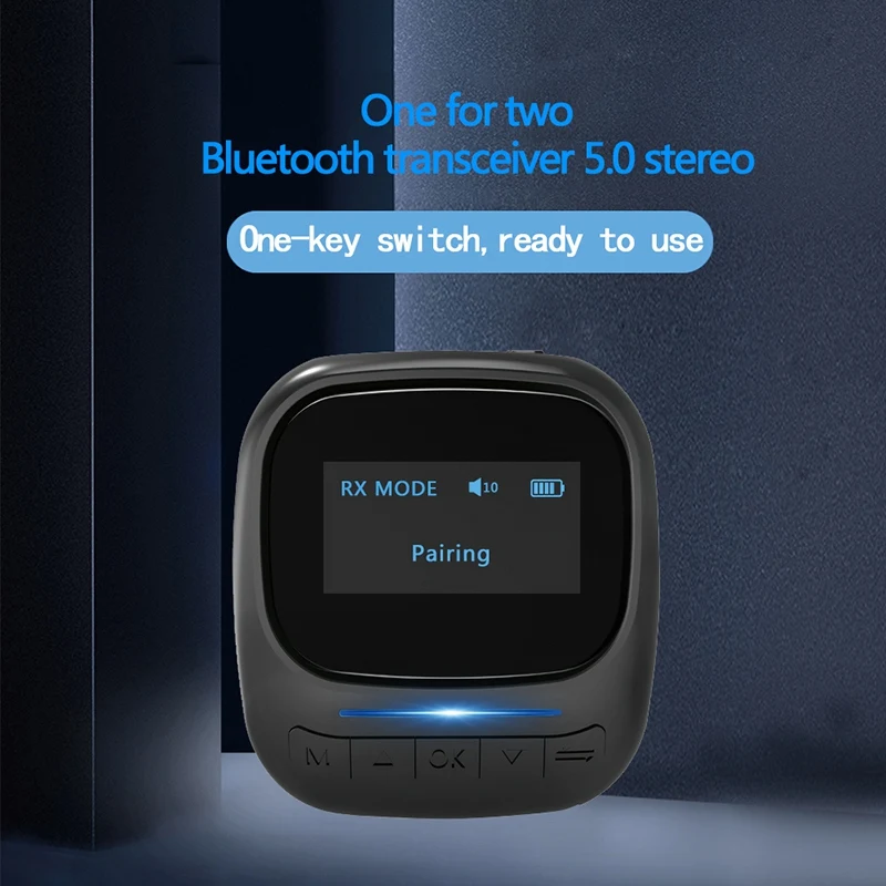 Bluetooth приемник передатчик Bluetooth 5,0 с дисплеем AUX o интерфейс адаптер для наушников динамик телефон ПК
Bluetooth приемник передатчик Bluetooth 5,0 с дисплеем AUX o интерфейс адаптер для наушников динамик телефон ПК