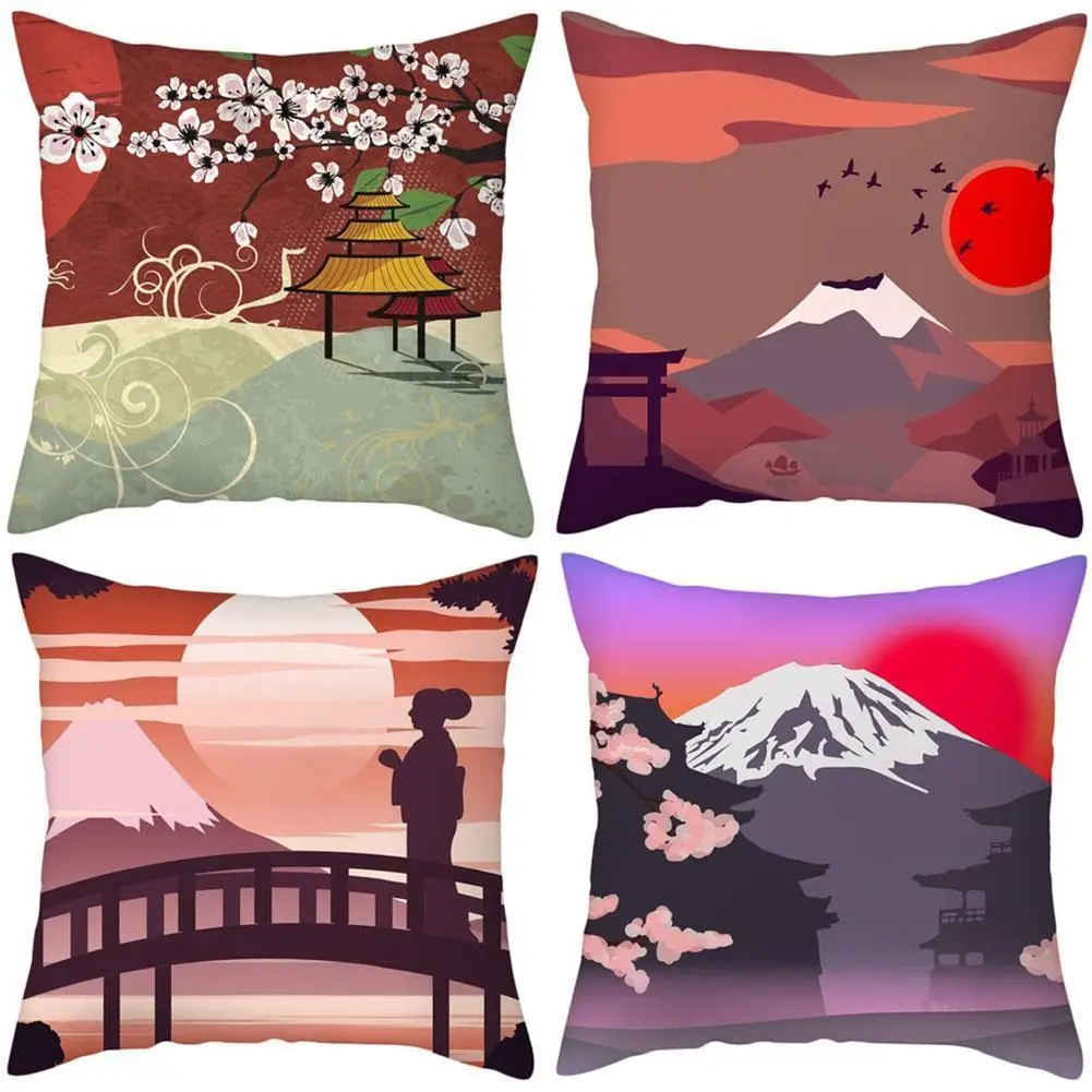 1PCS Japanese Style Retro Pillows Cover Home Decoration Cartoon Mount Fuji Flowers Print Throw Pillowcase Sofa Cushion Cover
1PCS Japanese Style Retro Pillows Cover Home Decoration Cartoon Mount Fuji Flowers Print Throw Pillowcase Sofa Cushion Cover