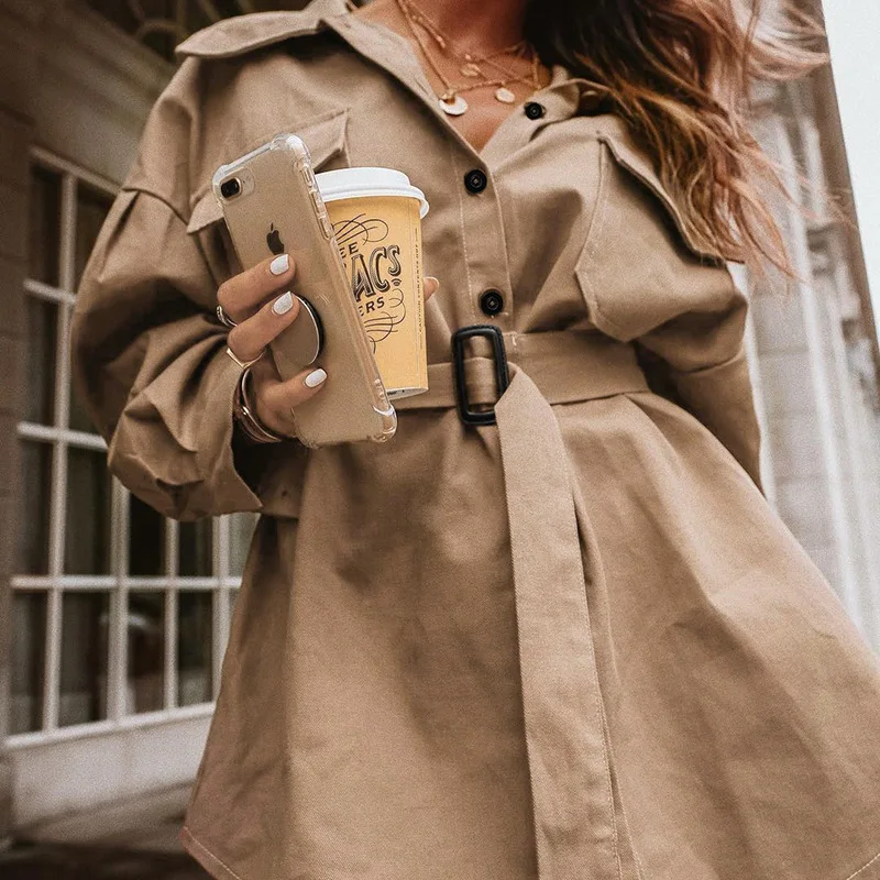 VBTYBL Casual suit collar autumn women dress Long sleeve office lady asymmetrical dress loose with belt A-line female dress
VBTYBL Casual suit collar autumn women dress Long sleeve office lady asymmetrical dress loose with belt A-line female dress
