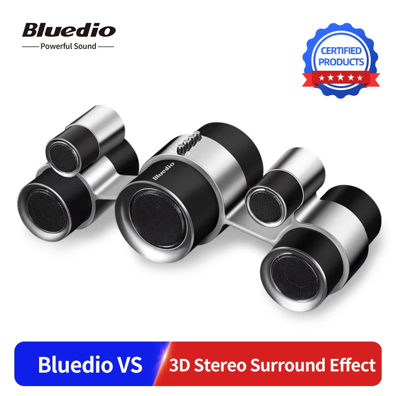 Bluetooth Колонка Bluedio VS Mini Портативная Беспроводная колонка с большим сроком службы