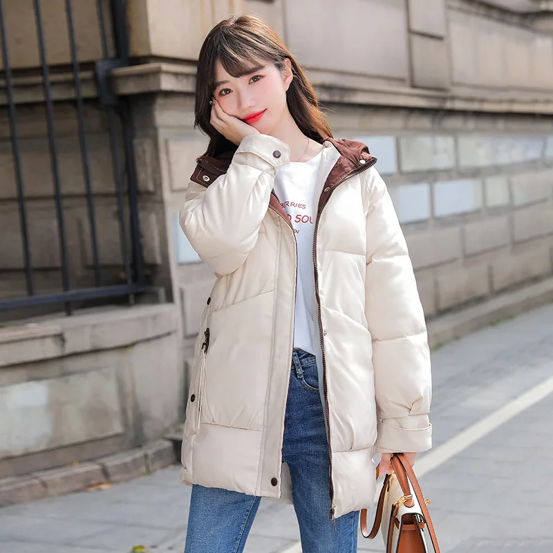 Women 's Cotton -padded Jacket Thick Winter Down Cotton -padded Jacket Mid -length Loose 's Short-height Girls' Cotton
Women 's Cotton -padded Jacket Thick Winter Down Cotton -padded Jacket Mid -length Loose 's Short-height Girls' Cotton