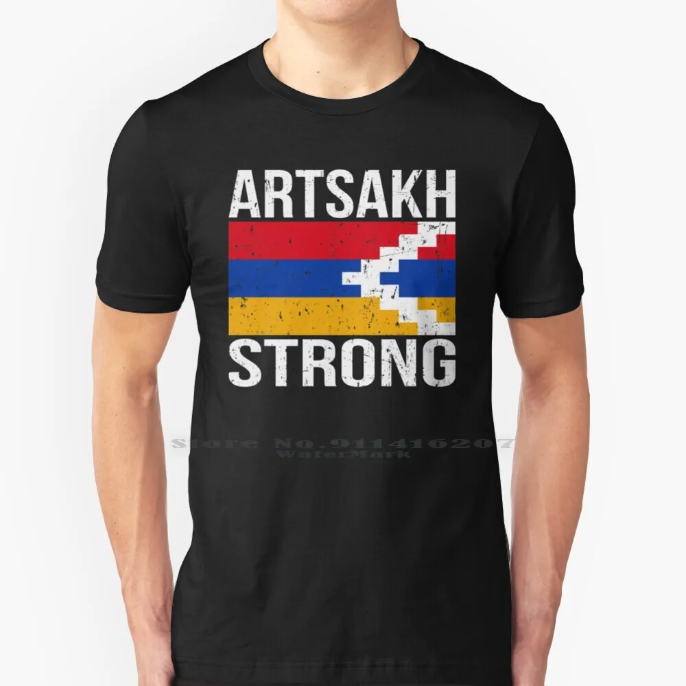 

Artsakh Strong - Armenian Flag Gift T Shirt 100% Pure Cotton Artsakh Strong Artsakh Is Armenia Artsakh Armenian Flag Artsakh