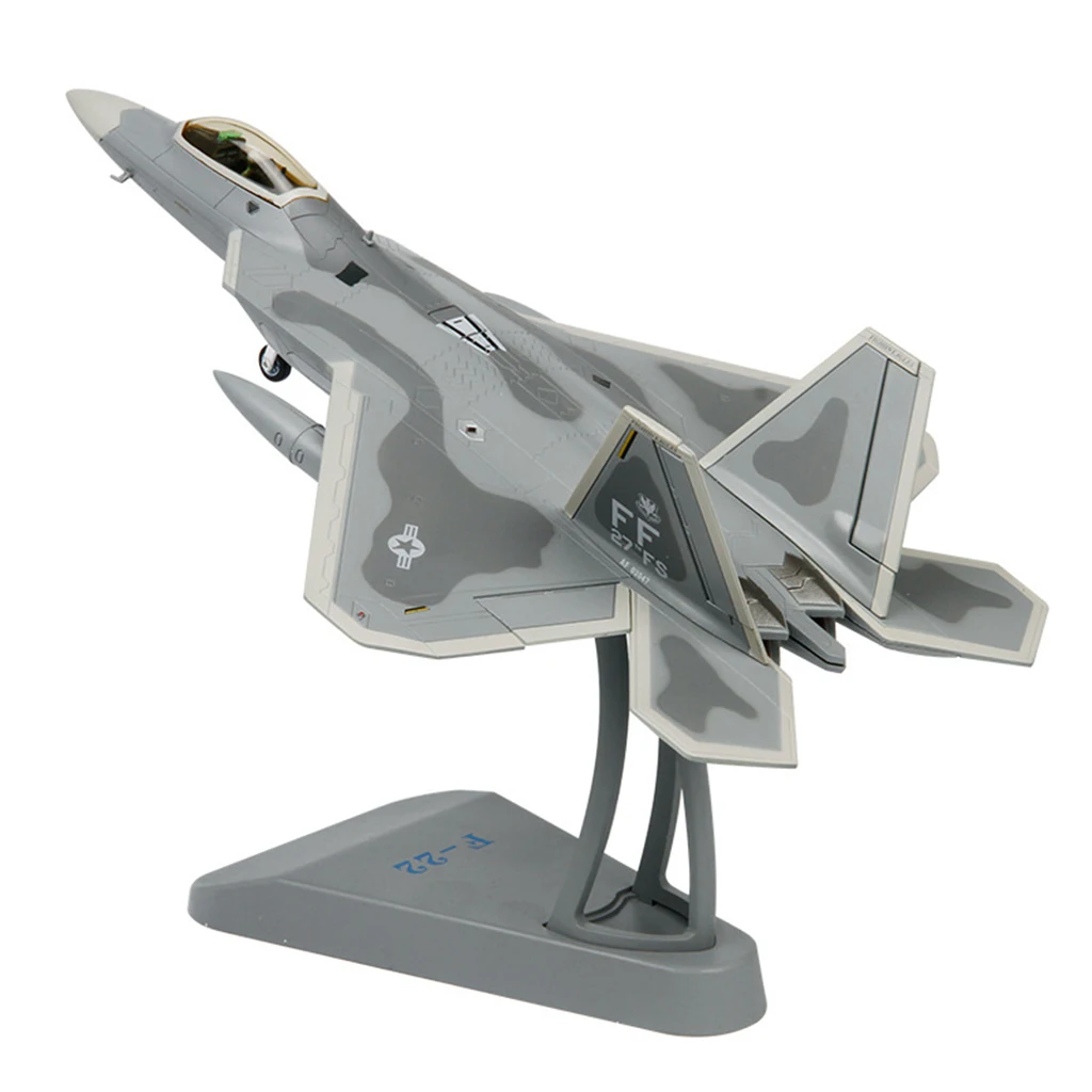 Simulation F-22 Aircraft 1/72 Scale Air Force Diecast Model Creative Fighter DIY Assembly Models Children's Toys Game Gifts
Simulation F-22 Aircraft 1/72 Scale Air Force Diecast Model Creative Fighter DIY Assembly Models Children's Toys Game Gifts