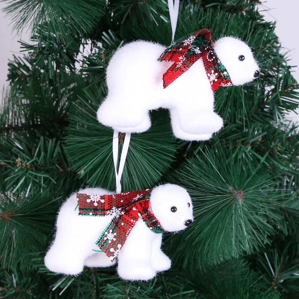 Fashion Ornaments Christmas Decoration Mini Cute Plush White Bear Christmas Tree Pendant Decoration Home Decoration
Fashion Ornaments Christmas Decoration Mini Cute Plush White Bear Christmas Tree Pendant Decoration Home Decoration