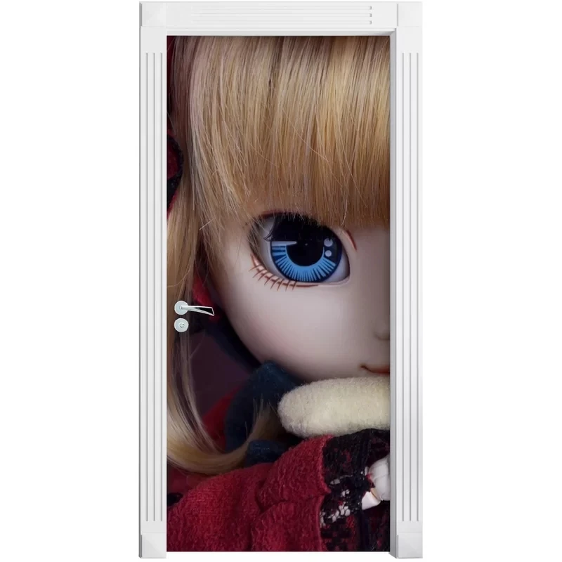 PVC Mural Doll Paper Blue Eye Print Art 3D Renew Door Stickers Home Decor Picture Self Adhesive Waterproof Wallpaper For Bedroom
PVC Mural Doll Paper Blue Eye Print Art 3D Renew Door Stickers Home Decor Picture Self Adhesive Waterproof Wallpaper For Bedroom