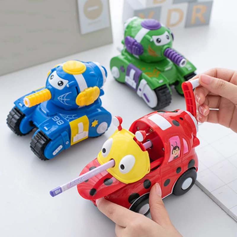 1PCS Creative Cartoon Cute Car Type Pencil Sharpener Stationery Student Fun Hand Cranked Pencil Sharpener Child Gifts Office
1PCS Creative Cartoon Cute Car Type Pencil Sharpener Stationery Student Fun Hand Cranked Pencil Sharpener Child Gifts Office