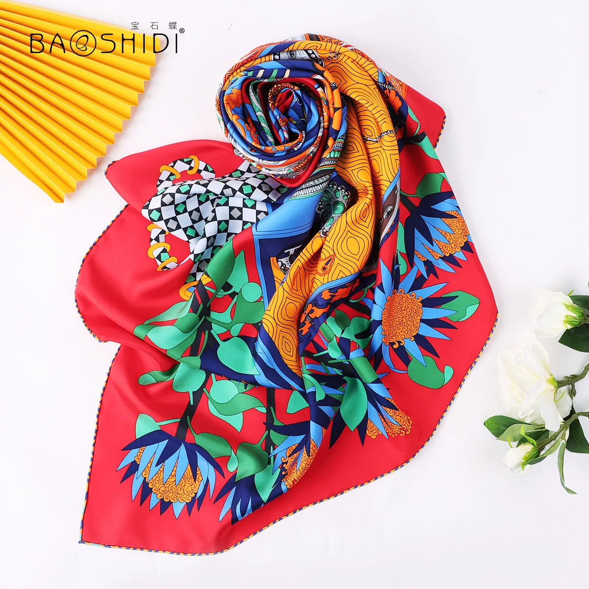 ★Ruby butterfly spring silk scarves mulberry silk big square large shawl high-end business gifts/makeup magazine story
★Ruby butterfly spring silk scarves mulberry silk big square large shawl high-end business gifts/makeup magazine story