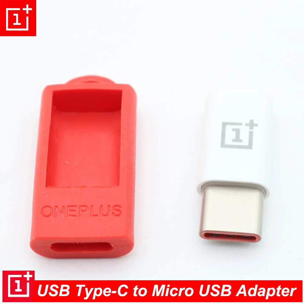 Оригинальный адаптер ONEPLUS USB Type-C к Micro конвертер зарядный кабель трансмиссионная