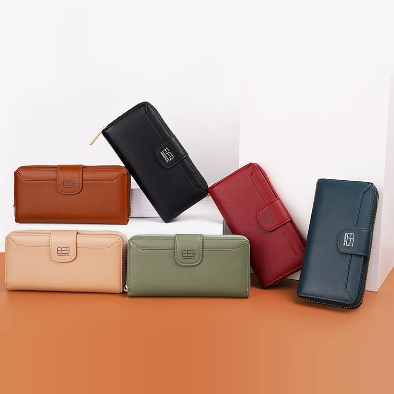 YIZHONG Leather Long Purses and Handbags Luxury Designer Card Holder Phone Pocket Brand Wallets for Women Clutch Bag Bolsa
YIZHONG Leather Long Purses and Handbags Luxury Designer Card Holder Phone Pocket Brand Wallets for Women Clutch Bag Bolsa