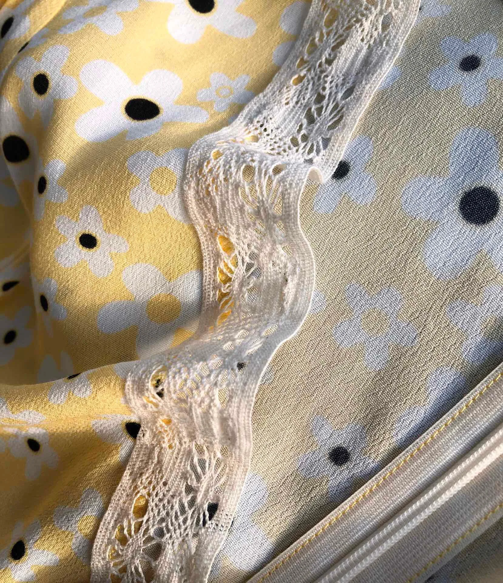Springl Summer Women Dress Midi Dress Yellow Floral Print Long Dresses V-Neck Lace Stitching Puff Sleeve Ladies Gown
Springl Summer Women Dress Midi Dress Yellow Floral Print Long Dresses V-Neck Lace Stitching Puff Sleeve Ladies Gown