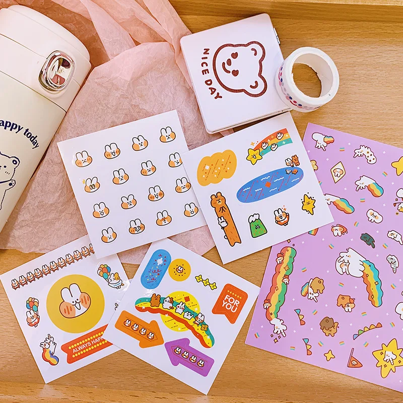 W&G Ins Cute Bunny Sticker Hand Account Sticker DIY Sealing Sticker Mobile Phone Shell Decoration Sticker Student Diary Sticker
W&G Ins Cute Bunny Sticker Hand Account Sticker DIY Sealing Sticker Mobile Phone Shell Decoration Sticker Student Diary Sticker