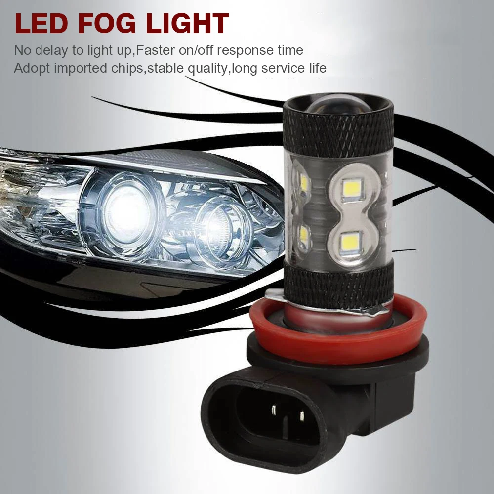 2PCS H11 H8 LED Car Headlight SMD LED 12V-24V Car Sidelight Fog Lamp Bright White 6000K Auto Driving Light Replace Bulbs 
2PCS H11 H8 LED Car Headlight SMD LED 12V-24V Car Sidelight Fog Lamp Bright White 6000K Auto Driving Light Replace Bulbs