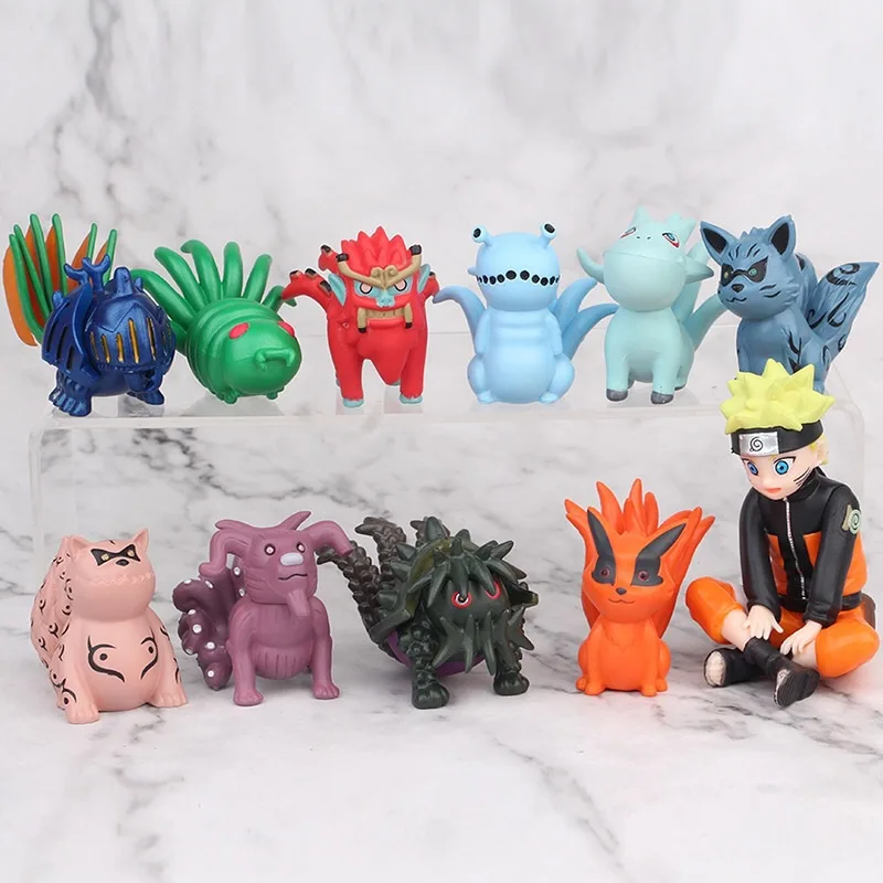 11pcs/lot Uzumaki Tailed Beasts Shukaku Gyuki Kurama Isobu Son Kokuo Saiken Chomei Shinju action figure toys Kurama
11pcs/lot Uzumaki Tailed Beasts Shukaku Gyuki Kurama Isobu Son Kokuo Saiken Chomei Shinju action figure toys Kurama