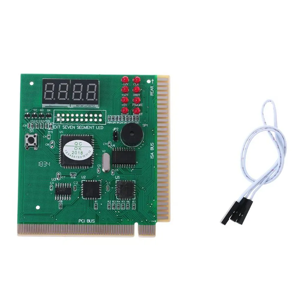 Kebidumei AK PCI & ISA, тестер материнской платы, диагностический дисплей, 4-разрядный компьютер для ПК, тестер отладочных открыток, тестер кабеля EDUP
Kebidumei AK PCI & ISA, тестер материнской платы, диагностический дисплей, 4-разрядный компьютер для ПК, тестер отладочных открыток, тестер кабеля EDUP