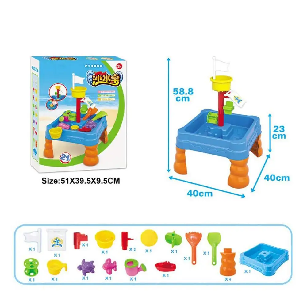 Kids Summer Outdoor Beach Sandpit Toys Sand Bucket Water Wheel Table Play Set Toys Children Learning Education Toy Gift For Baby
Kids Summer Outdoor Beach Sandpit Toys Sand Bucket Water Wheel Table Play Set Toys Children Learning Education Toy Gift For Baby