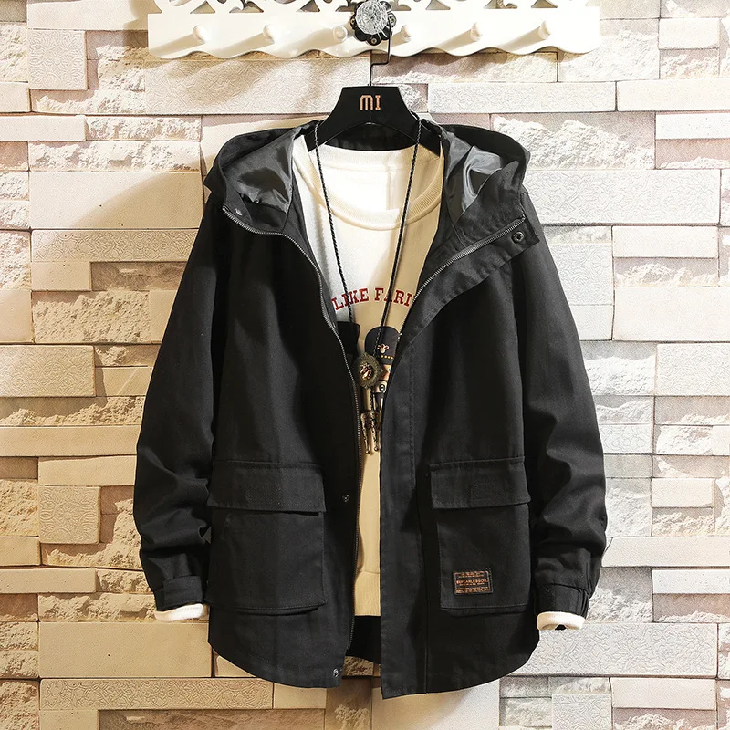 Mens Hooded Jackets Fashion Outerwear Coats Hip Hop Hoodies Streetwear Harajuku Clothing Men Bomber Military Tactical Jacket
Mens Hooded Jackets Fashion Outerwear Coats Hip Hop Hoodies Streetwear Harajuku Clothing Men Bomber Military Tactical Jacket