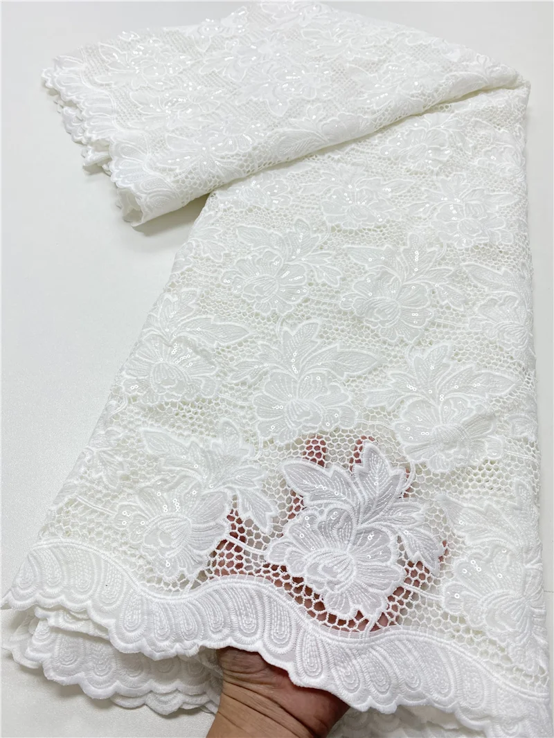 PGC белого цвета в африканском стиле кружевная ткань с блестками 2021 высокое качество водорастворимый гипюровый шнур шнурки для нигерийской ... 
PGC белого цвета в африканском стиле кружевная ткань с блестками 2021 высокое качество водорастворимый гипюровый шнур шнурки для нигерийской ...