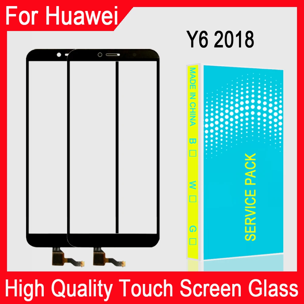 5 7 дюймов для Huawei Y6 2018 / Prime сенсорный экран дигитайзер Панель переднее стекло