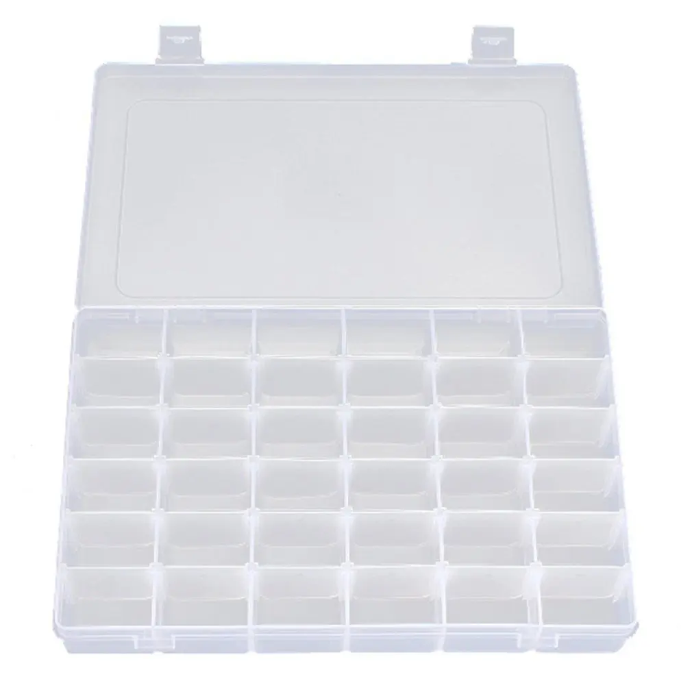 36 grid transparent storage box jewelry tool box Food grade PP material storage box plastic parts storage box
36 grid transparent storage box jewelry tool box Food grade PP material storage box plastic parts storage box