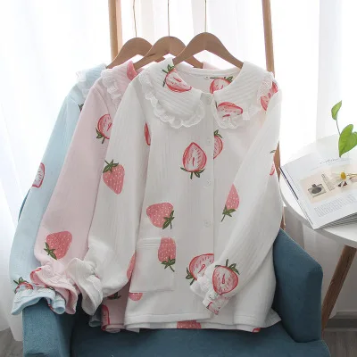 Autumn and winter new style comfortable air layer cotton cartoon doll collar strawberry home service suit cactus home service
Autumn and winter new style comfortable air layer cotton cartoon doll collar strawberry home service suit cactus home service