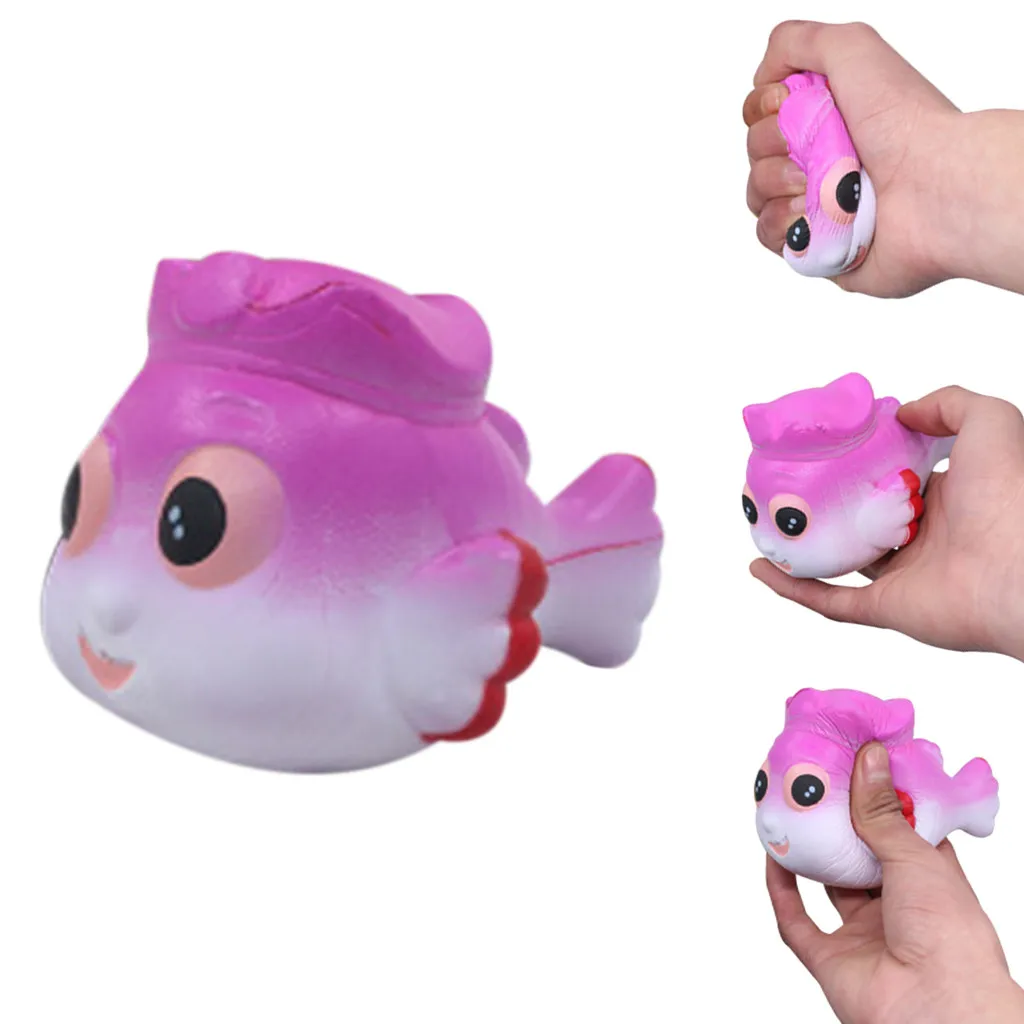 Novelty Funny Stress Reliever Simulated Small Goldfish Scented Slow Rising Kids Squeezable Toy Fidget Toys Decompression Toys
Novelty Funny Stress Reliever Simulated Small Goldfish Scented Slow Rising Kids Squeezable Toy Fidget Toys Decompression Toys