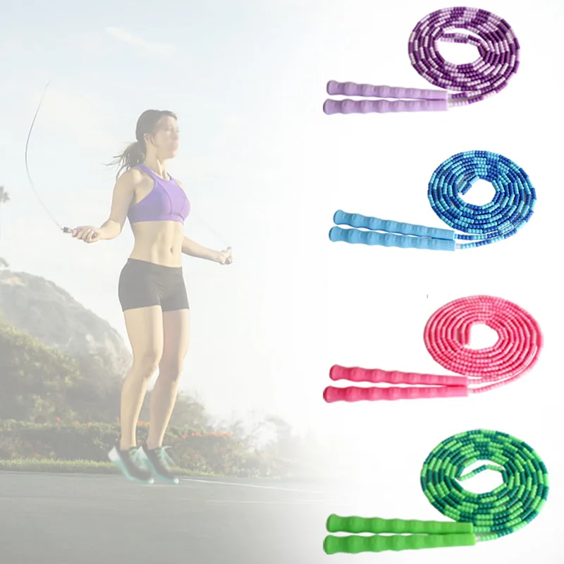 Adjustable Skipping Soft Beaded Segment Skipping Rope Jumping Non-slip Handle Sports Gym Exercise Fat Burning Fitness Training
Adjustable Skipping Soft Beaded Segment Skipping Rope Jumping Non-slip Handle Sports Gym Exercise Fat Burning Fitness Training