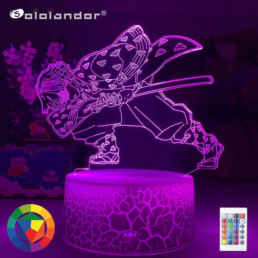 New 3D Led Night Light Anime Demon Slayer Agatsuma Zenitsu Figure for Kids Child Bedroom Decor Cool Kimetsu No Yaiba Lamp Gifts
New 3D Led Night Light Anime Demon Slayer Agatsuma Zenitsu Figure for Kids Child Bedroom Decor Cool Kimetsu No Yaiba Lamp Gifts