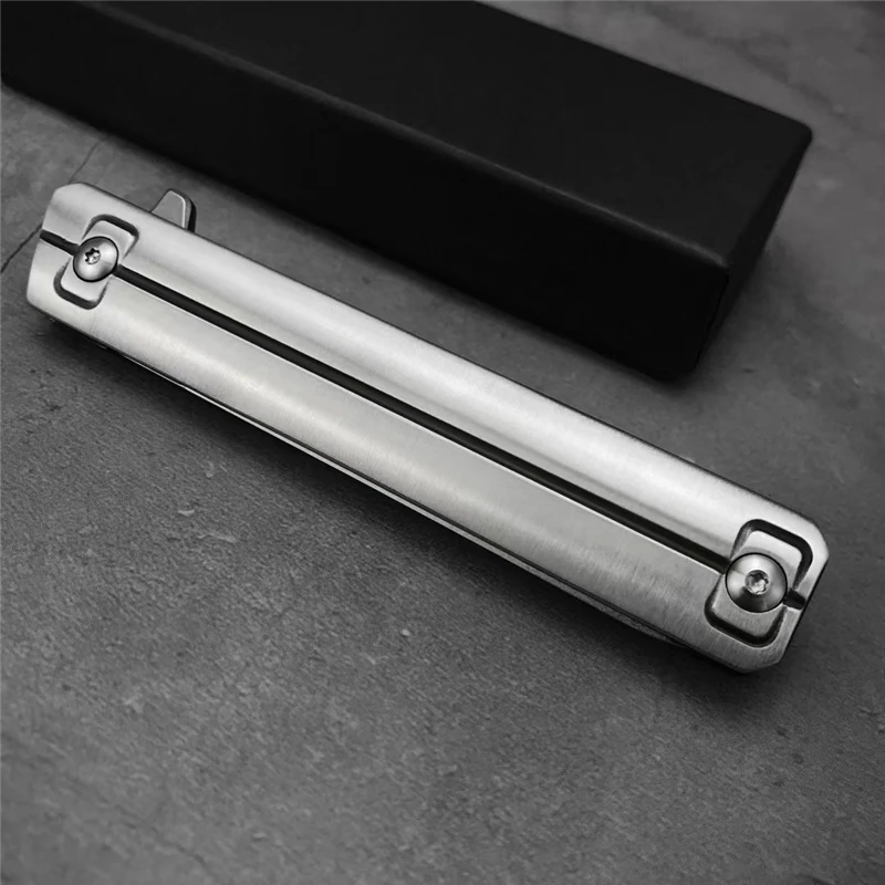 High Quality D2 Blade Tactical Hunting Folding Knife Stainless Steel Handle Outdoor Camping Survival Knives Utility EDC Tool
High Quality D2 Blade Tactical Hunting Folding Knife Stainless Steel Handle Outdoor Camping Survival Knives Utility EDC Tool