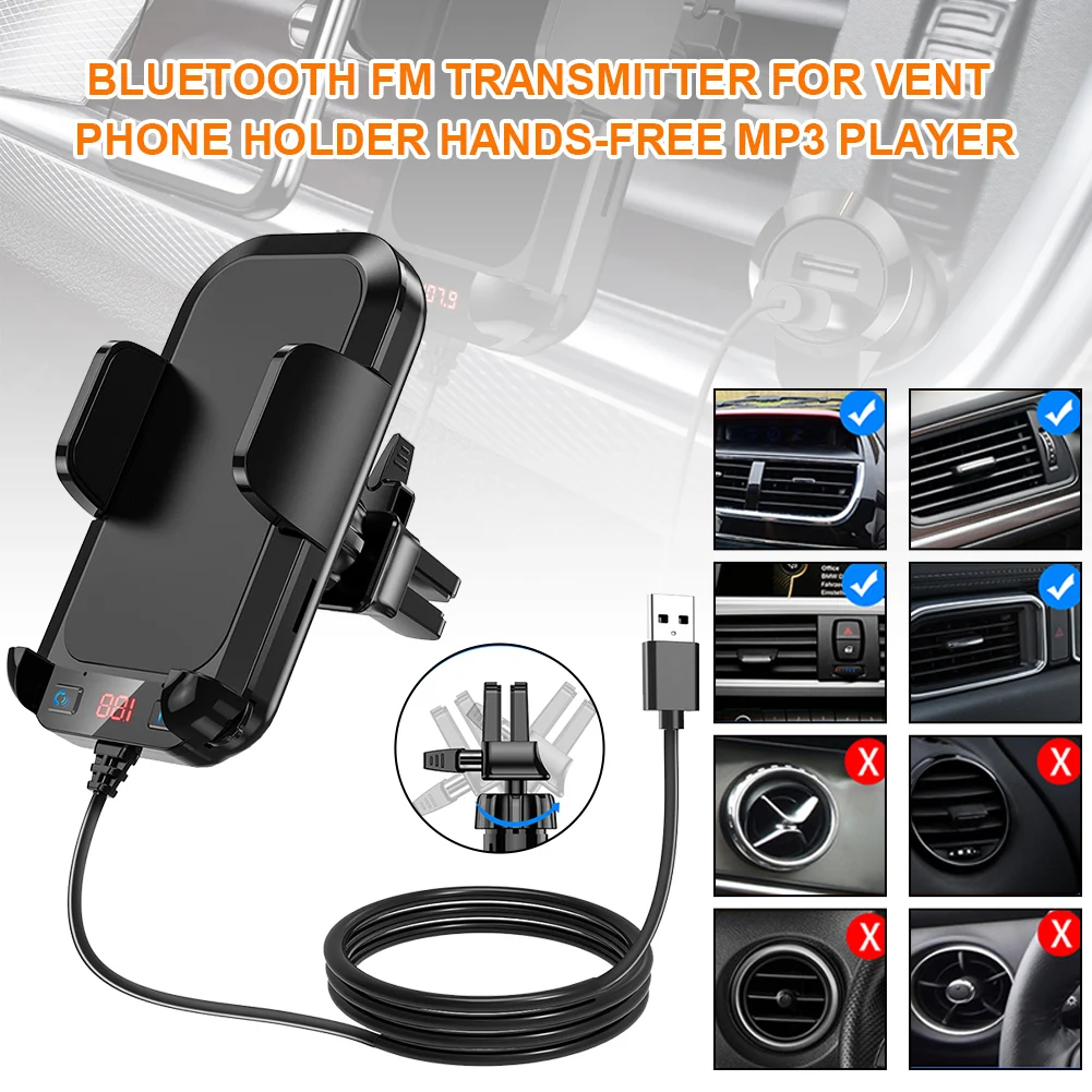 FM-передатчик Bluetooth для автомобиля, устройство громкой связи, автомобильный радиоприемник, mp3-плеер
FM-передатчик Bluetooth для автомобиля, устройство громкой связи, автомобильный радиоприемник, mp3-плеер