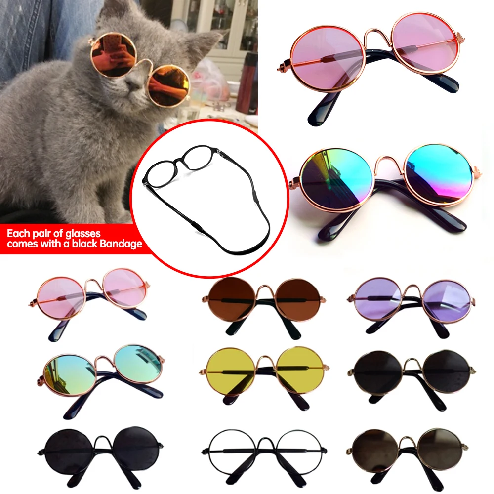 Pet Glasses Cats and Dogs Sunglasses Products Decorations Lenses Gadgets Goods with 20cm Glasses Lanyard Pet Accessories PetGift 
Pet Glasses Cats and Dogs Sunglasses Products Decorations Lenses Gadgets Goods with 20cm Glasses Lanyard Pet Accessories PetGift