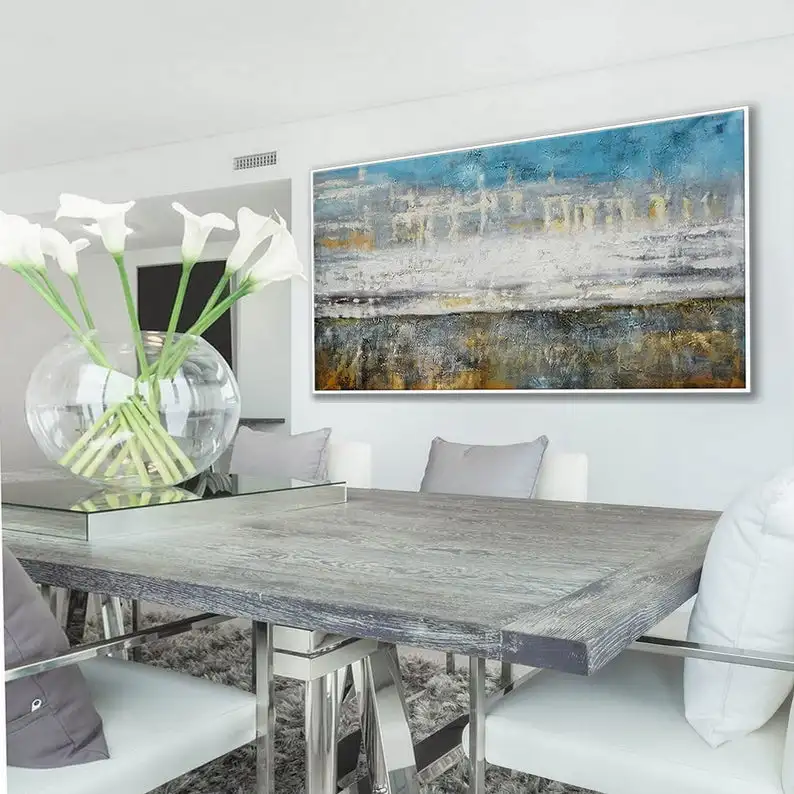 Textured Abstract Canvas Painting Extra Large Wall Art Contemporary Texture Oversize Modern Acrylic Artwork Panoramic Horizontal
Textured Abstract Canvas Painting Extra Large Wall Art Contemporary Texture Oversize Modern Acrylic Artwork Panoramic Horizontal