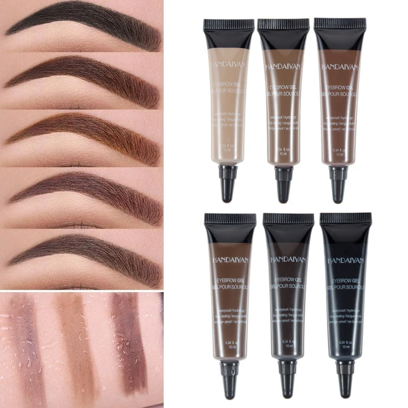 Natural 6 Colors Liquid Dyeing Eyebrow Cream Waterproof Durable Brown Tint Eyebrow Mascara Eyebrows Paint Makeup Beauty Cosmetic
Natural 6 Colors Liquid Dyeing Eyebrow Cream Waterproof Durable Brown Tint Eyebrow Mascara Eyebrows Paint Makeup Beauty Cosmetic