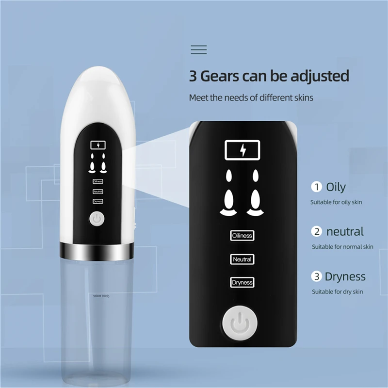 2 IN 1Hot Face Steamer Small Bubble Vacuum Blackhead Remover Face Cleaning Skin Humidifier Whitening Deep Cleansing Pore Cleaner
2 IN 1Hot Face Steamer Small Bubble Vacuum Blackhead Remover Face Cleaning Skin Humidifier Whitening Deep Cleansing Pore Cleaner