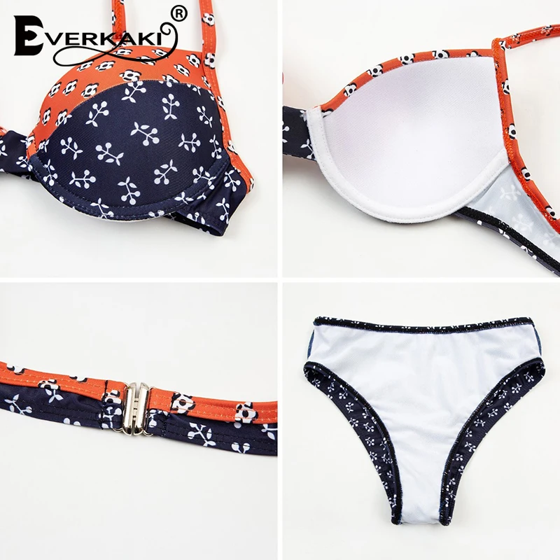 Everkaki Boho Floral Print Push Up Bikini Women Sexy Bohemia Summer Beach Bathing Swimsuit Femme Swimwear Brazilian Biquini 2021
Everkaki Boho Floral Print Push Up Bikini Women Sexy Bohemia Summer Beach Bathing Swimsuit Femme Swimwear Brazilian Biquini 2021