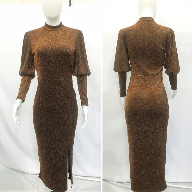 Burgundy Vintage Lantern Sleeve Women's Maxi Dress Elegant Bodycon Turtleneck Slit Long Dress Sexy Evening Party Dress Vestidos
Burgundy Vintage Lantern Sleeve Women's Maxi Dress Elegant Bodycon Turtleneck Slit Long Dress Sexy Evening Party Dress Vestidos