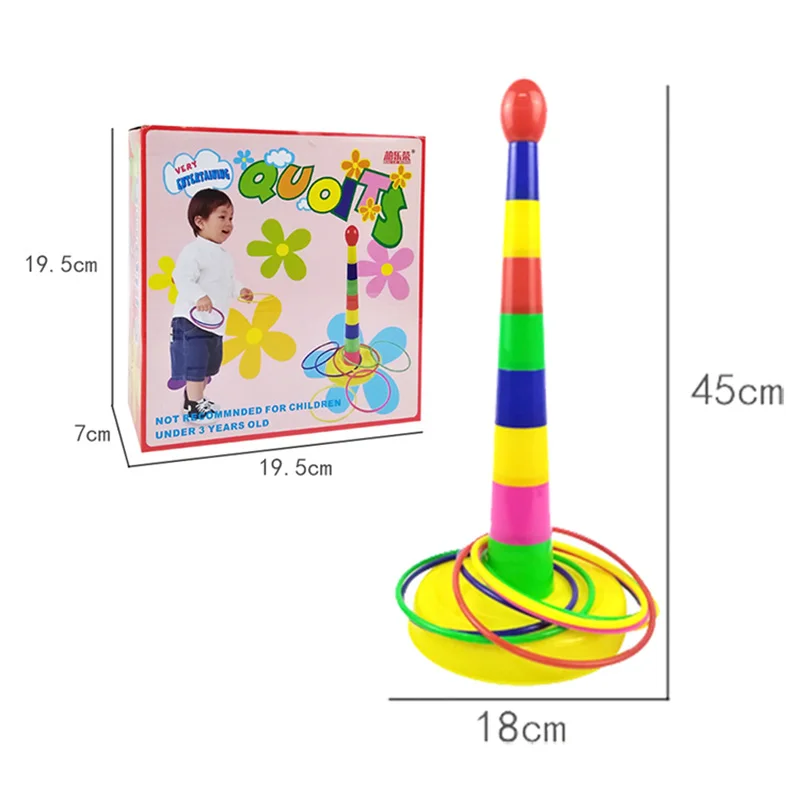 Kids Toys Outdoor Garden Ferrule Games Fun Throwing Rings Set Parent-child Interactive Family Party Educational Toy For Children
Kids Toys Outdoor Garden Ferrule Games Fun Throwing Rings Set Parent-child Interactive Family Party Educational Toy For Children
