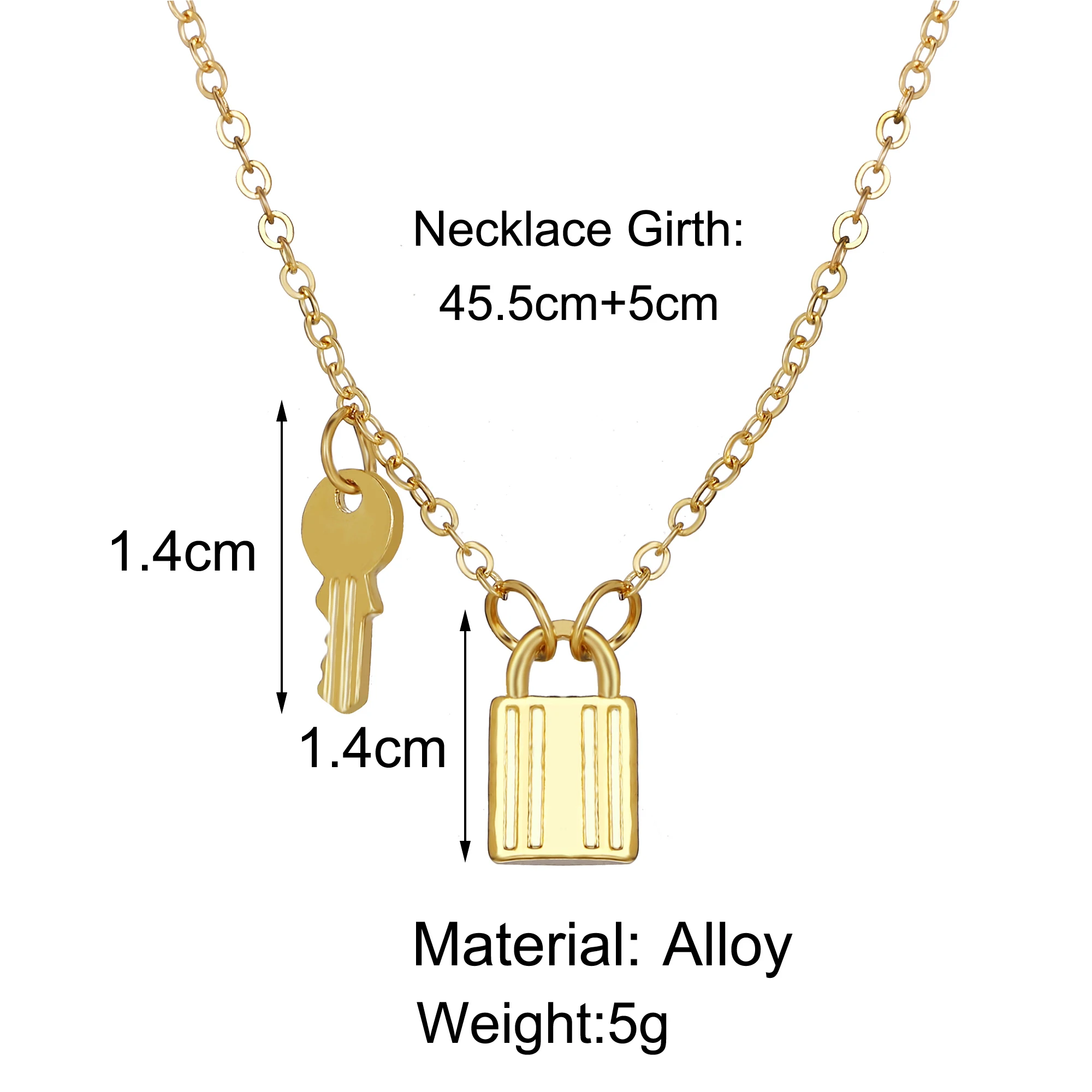 Key lock necklace chain jewelry women cuban link chain collier femme bisuteria ketting kolye bijoux femme cadena colar masculino 
Key lock necklace chain jewelry women cuban link chain collier femme bisuteria ketting kolye bijoux femme cadena colar masculino
