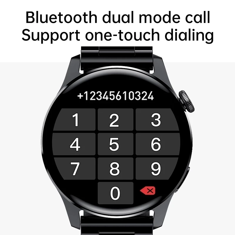 Новинка роскошные модные мужские Смарт часы LIGE2021 Bluetooth с пульсометром
