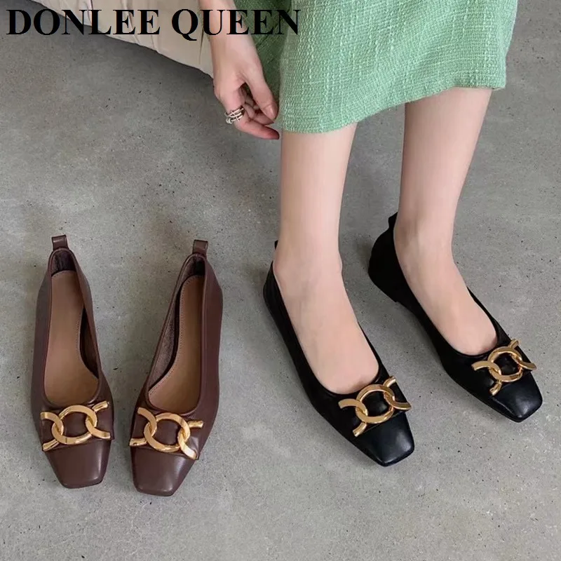 Spring Flats Ballet Shoes Women Female Ballerina Square Toe Shallow Buckle Flat Office Dress Shoes Slip On Casual Moccasin Mujer
Spring Flats Ballet Shoes Women Female Ballerina Square Toe Shallow Buckle Flat Office Dress Shoes Slip On Casual Moccasin Mujer