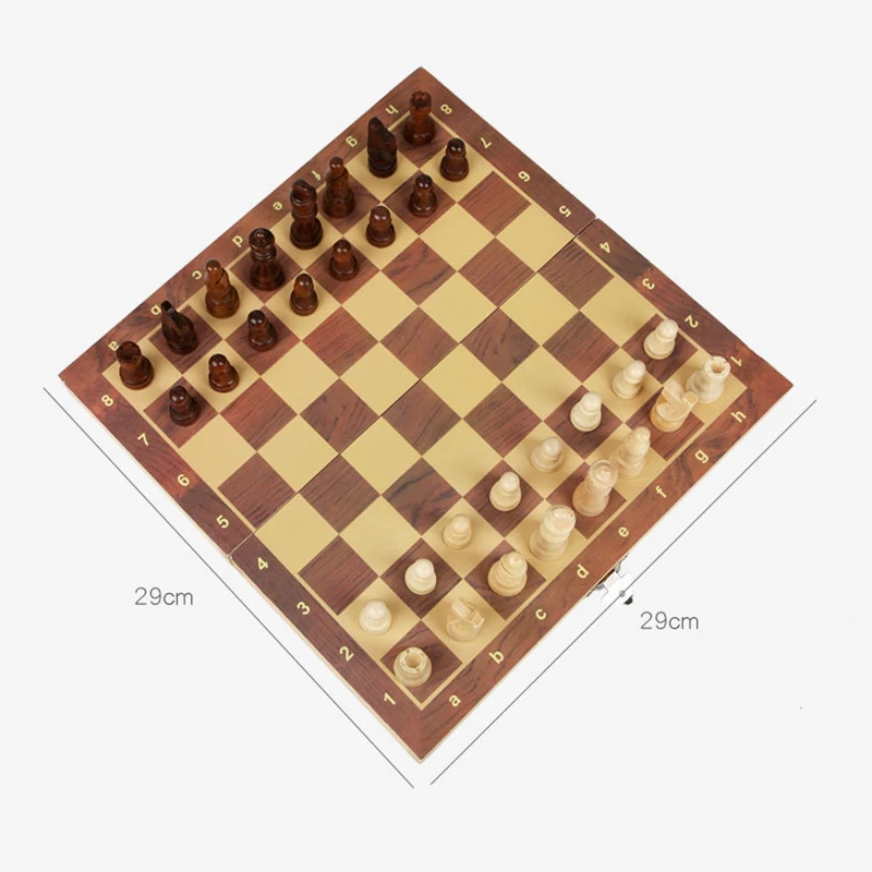 Magnet Folding International Chess Wooden Educational Chess Set Toy For Child Checkerboard Table Games Family Game Chess Board
Magnet Folding International Chess Wooden Educational Chess Set Toy For Child Checkerboard Table Games Family Game Chess Board