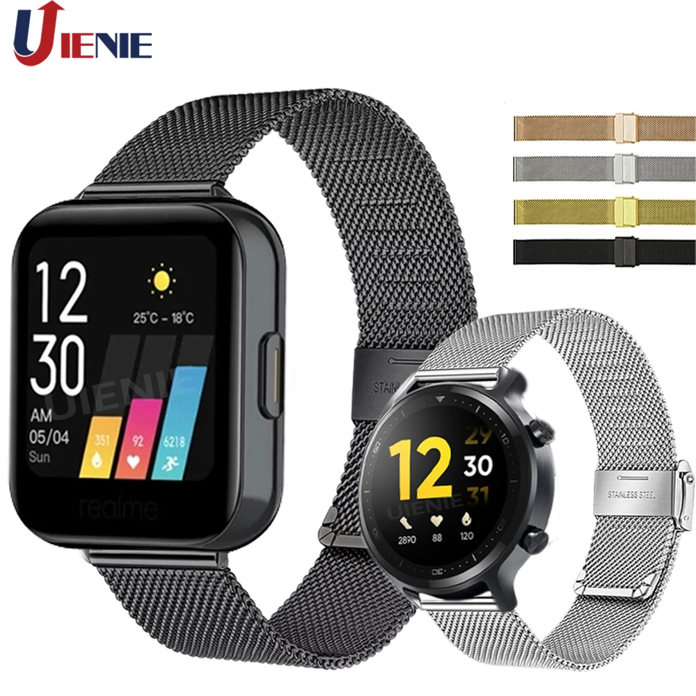 Milanese Watchband for Realme Watch S Strap Bracelet Smart Watches Band Stainless Steel Wristband for Realme Watch Correa
Milanese Watchband for Realme Watch S Strap Bracelet Smart Watches Band Stainless Steel Wristband for Realme Watch Correa